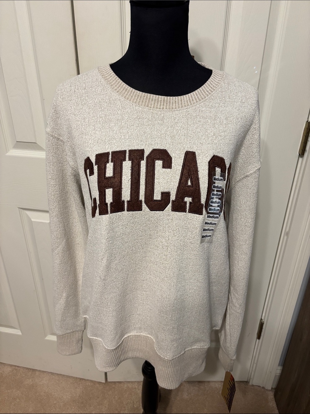 New York Popular Fleece CHICAGO Sweatshirt